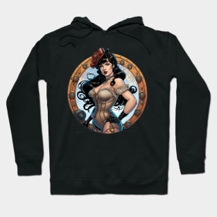 Atompunk Bettie Page Hoodie